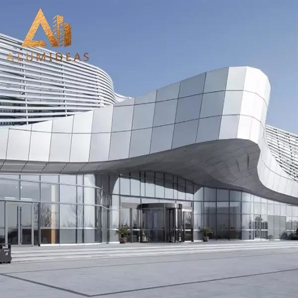 Aluminium facade metal color design