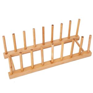 Wholesale Freestanding Bamboo Dish Rack , Bamboo Drying Rack 12.5x5x3.7 Inch from china suppliers