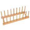 Buy cheap Freestanding Bamboo Dish Rack , Bamboo Drying Rack 12.5x5x3.7 Inch from wholesalers