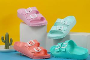 Wholesale Lightweight Double Band Slide Sandals from china suppliers
