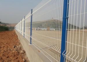 Wholesale 3D Curved Metal Mesh Fence , 358 5 Foot Welded Wire Fence from china suppliers