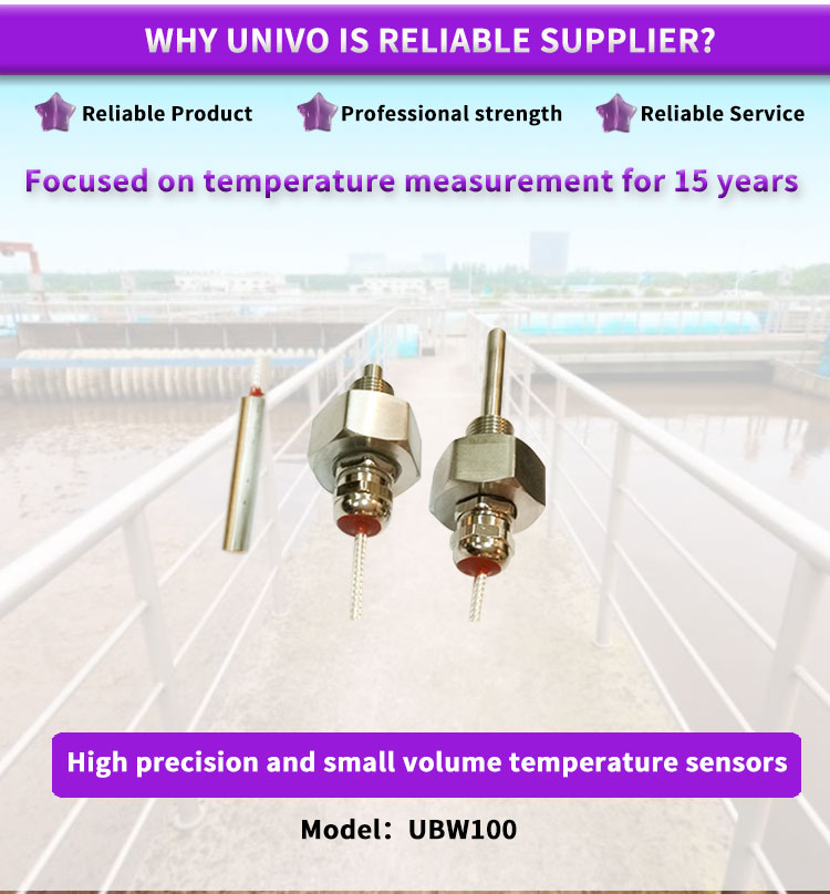 UNIVO UBW100 G1/2 Water Proof Temperature Sensor Transmitter with Strong Anti-Interference