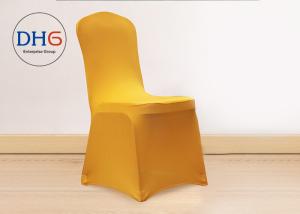 Wholesale Beach Stretch Chair Covers , Ballroom Chair Covers Cloth Pedicure Fully Enwrapped from china suppliers