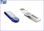 Round LED Light Shinning 360 Rotating 8GB USB Drives Metal Twister