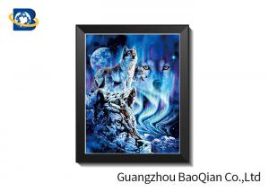 China 0.76 Mm Thickness 3D Pictures Of Animals / Fancy Lenticular 3D Wall Pictures on sale