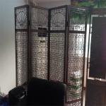 sheet metal fabrication stainless steel folding screen room divider from China