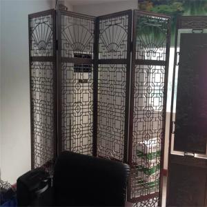 Wholesale sheet metal fabrication stainless steel folding screen room divider from China from china suppliers