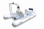 Luxury Comfortable Aluminum Rib Boat 500cm Bass Fishing Boats With Center