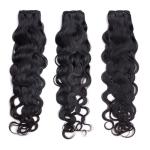 Mixed Length Indian Human Hair Bundles Long Lasting No Shedding Natural Looking