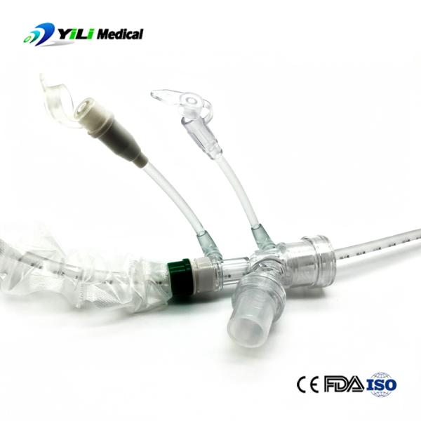 PVC closed suction catheter for tracheostomy Y-piece 14fr Respiratory
