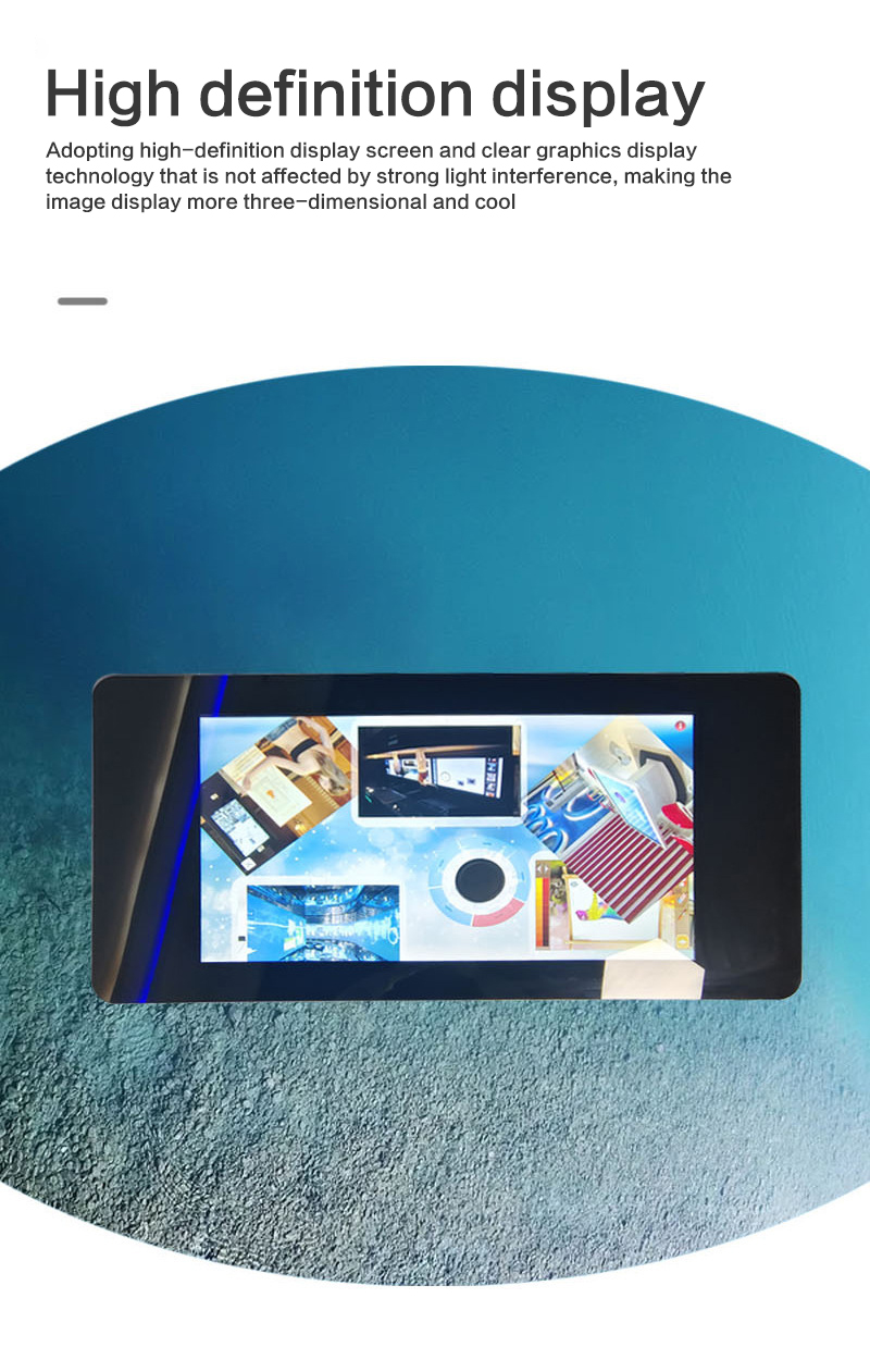 43 Inch Object Recognition Smart Digital Interactive Price Multi Touch Screen Coffee Shop Table For Education
