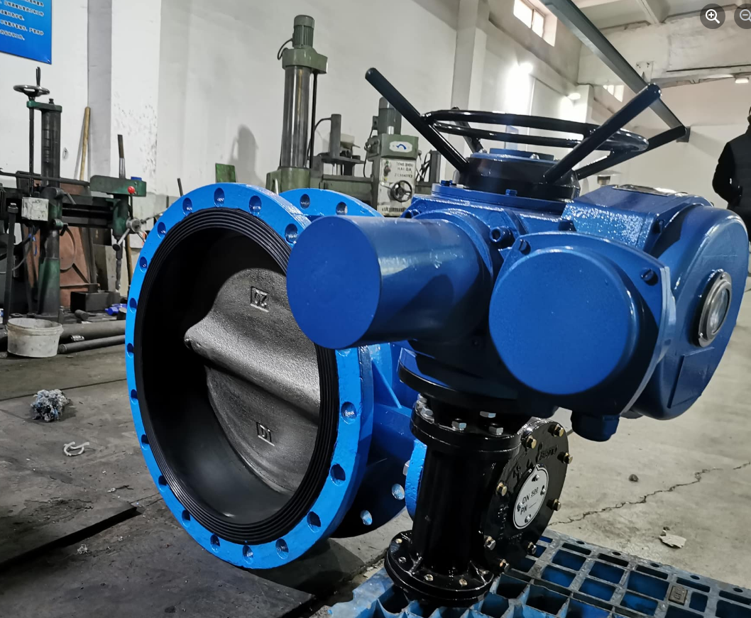 ANSI DIN BS Standard Double Flange Butterfly Valve for Customized Applications