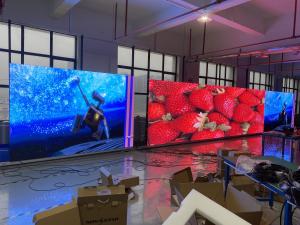 Wholesale P2.5 High Resolution LED Screen , Ultra Slim Wedding Led Background from china suppliers