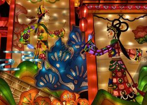 Wholesale Liang Shanbo Zhu Yingtai Traditional Lanterns Decorated Traditional Theater from china suppliers