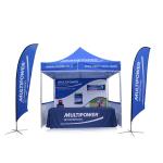 10 ft Outdoor Aluminum Hexagonal Bracket fold tent Structure Used Trade Show