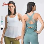 Short Sleeve Breathable Women Yoga Shirts Exercise Shirts Quick Dry