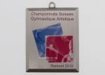 Olympic Die Struck Enamel Medal With Offset Printing Logo