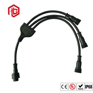 Wholesale LED Lighting Y Type 3 Pin Waterproof Cable Splitter Connector from china suppliers