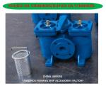 2"-DN50 Duplex Oil Strainer Model AS16050 Cb/T425 Body Cast Iron Filter