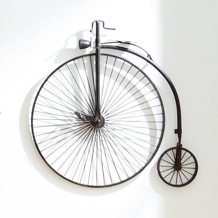 Bicycle Design Metal Wire Cast Iron Metal Wall Art Decor Retro 3D Iron Wall Decoration For Home