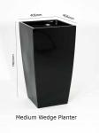 Square Fiberglass Flower Planter Pots For Indoor And Outdoor