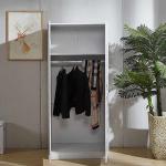 European Style Wooden Clothes Wardrobe Metal Hanger Nickel Plating Treatment