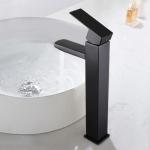 SUS304 Stainless Steel Vessel Single Hole Single Handle Basin Mixer in Chrome