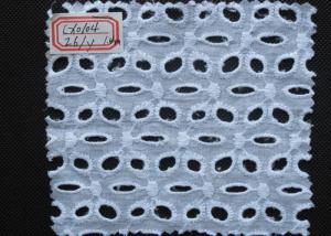 Wholesale 100% Cotton Embroidery Eyelet Lace Trim For Dress Cap Shirt CY-CX0104 from china suppliers