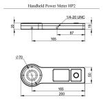 Handheld Laser Power Meter Wavelength Range 0.19 - 25µm/10mW-2W 0.5-50W
