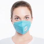 4 Layers Composition Disposable Non Woven Face Mask Size 10.5 X 15.5cm