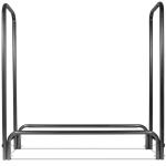 4 Inch Outside Fire Log Holder For Cutting Firewood , Heavy Duty Firewood Rack