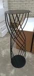 Ceremony Wedding Flower Stand Decoration Metal Table Centerpiece Gold Crystal