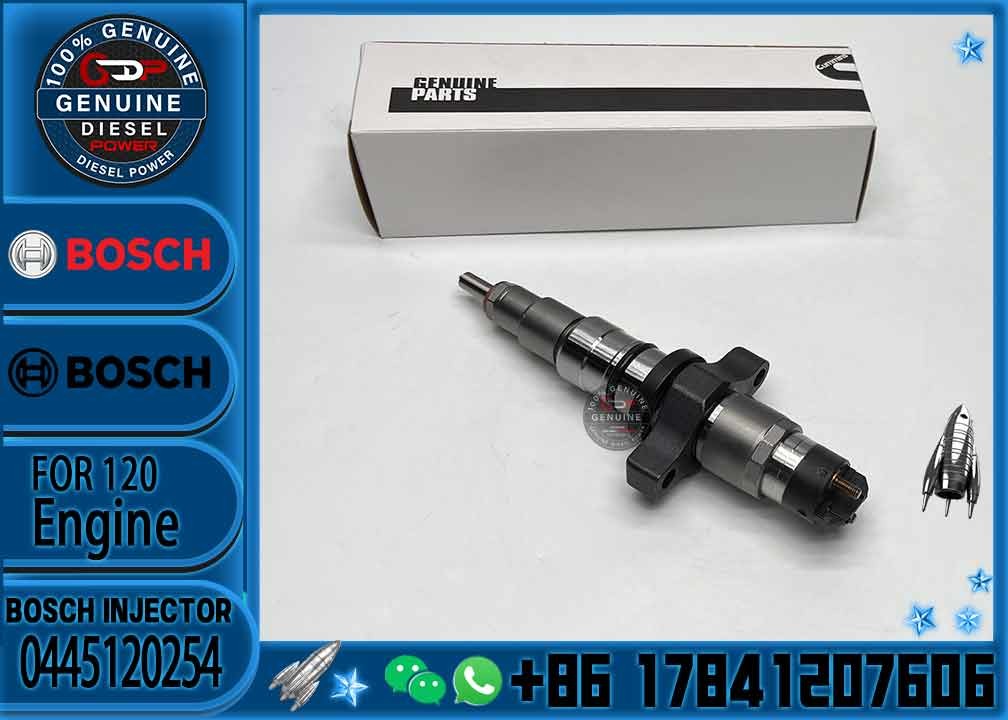 Genuine Fuel Injector 0 445 120 252 0 445 120 254 Common Rail Injector 0445120252 0445120254
