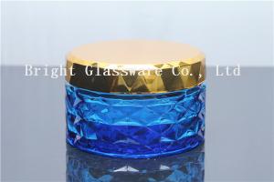 Wholesale beautiful design glass jar with metal lid for wholesale from china suppliers