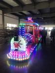 Amusement Park Electric Trains Ride On Trains For Adults FRP Steel Material