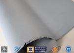 Chemical Resistant Gray Color Silicone Coated Fiberglass Fabric 160g Two Sides