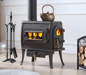 Wholesale Wood Burning Real Fire Fireplace European Style Retro Cast Iron Wood Burning Heater American Style from china suppliers