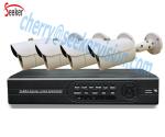 18M cable ip66 waterproof cctv bullet camera housing 5 in 1 4ch cctv dvr kit
