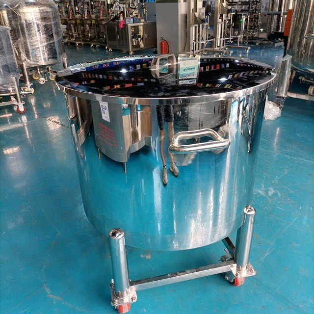 SUS304 100-20000L Movable Hinged Lid Storage Tank Stainless Steel Open Lid Water Tank