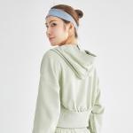 Oem Factory Manufacturer Custom Logo Outerwear Lounge Short Full Zip Workout