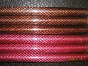 Wholesale Color twill high strength Fiberglass Poles fiber tube Smooth Weave from china suppliers