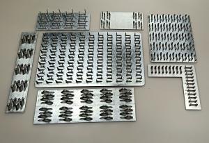 Wholesale 100mm Rectangular Galvanized Timber Framing Gang Nails Corrosion Resistant from china suppliers