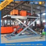 Hydraulic Automotive Scissor Lift For Car Underground Parking Lift with CE