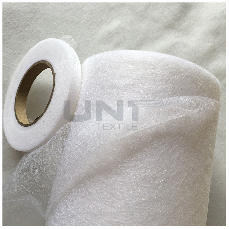 Strong Bondstrength Hot Melt Double Side Fusible Non Woven Interlining Tape Soft Handfeeling