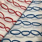 90-150gsm Geometric Spandex Polyester Digital Printed Woven Fabrics For Clothing