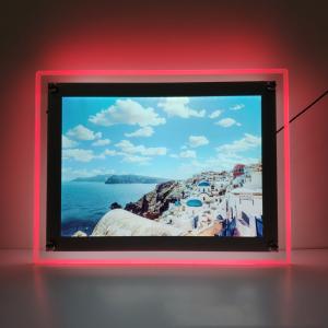 Wholesale LED Aluminum Profile Light Box Snap Picture Frame Shop Display Sign from china suppliers