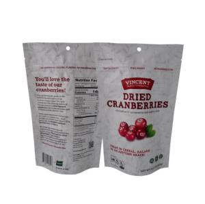Wholesale Dried Cranberries Stand Up Zipper Pouch Resealable Packaging Bag 1000g 2kg ISO 9001 from china suppliers