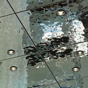 Wholesale Water Wave Shaped Stainless Steel Sheets Rose Gold Mirror Finish For Hotels Villa Lobby Interior Decoration from china suppliers
