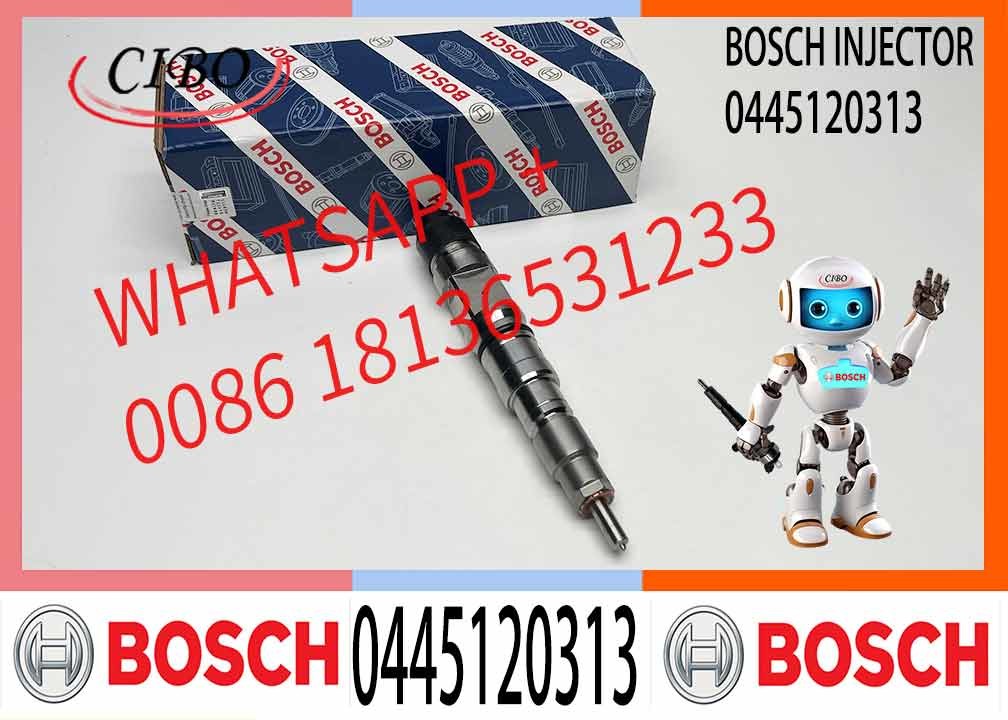 High Quality Nozzles 0445120313 Fuel Injection Systems 0 445 120 313 Common Rail Injector 0445 120 313 for MAN 044512031