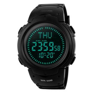 Wholesale 1231 5atm Waterproof Digital Compass Watch Mens Sports Watches relojes digitales para hombre from china suppliers